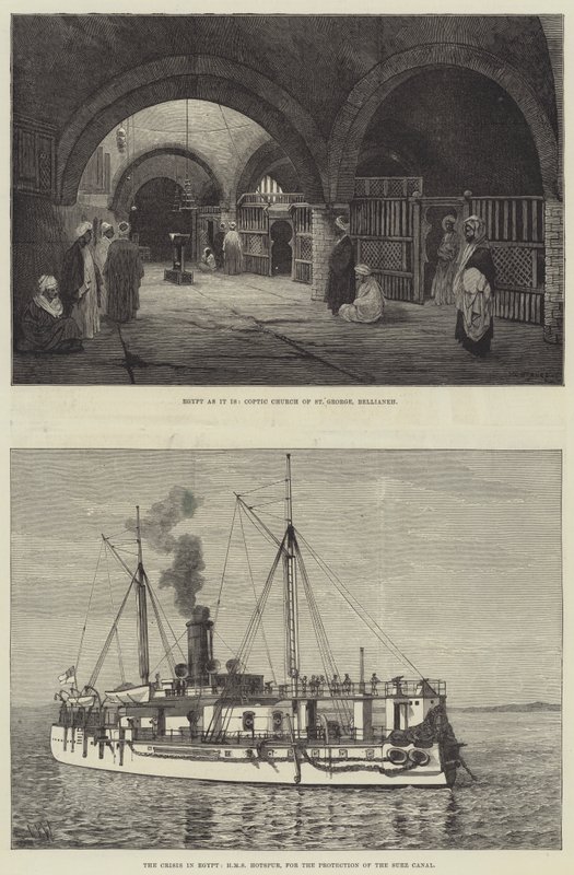 Kryzys w Egipcie autorstwa Charles Auguste Loye