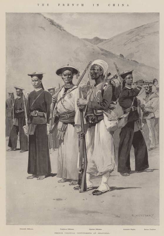 Francuzi w Chinach autorstwa Charles Auguste Loye