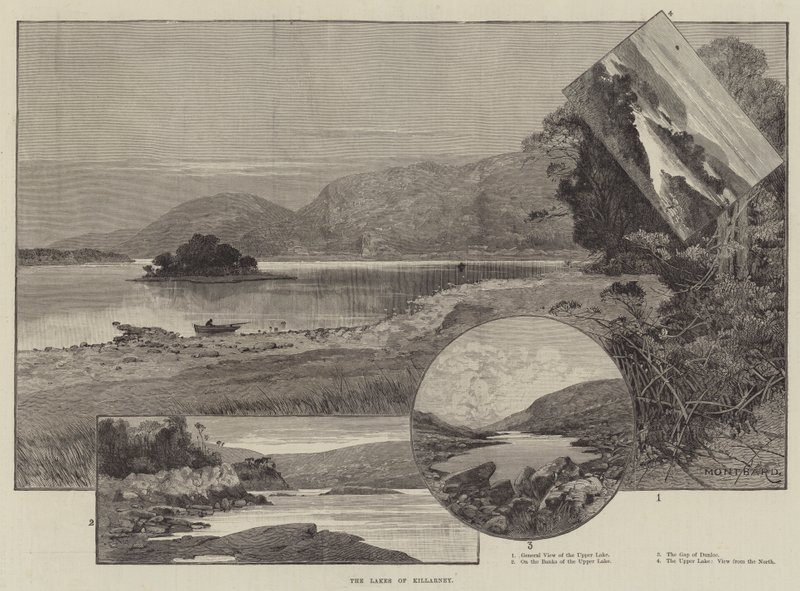 Jeziora Killarney autorstwa Charles Auguste Loye