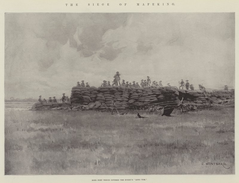 Oblężenie Mafeking autorstwa Charles Auguste Loye