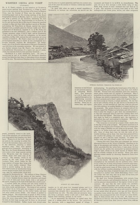 Zachodnie Chiny i Tybet autorstwa Charles Auguste Loye