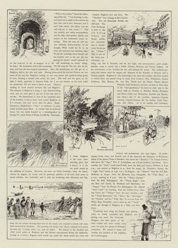 Droga w Brighton autorstwa Charles J. Staniland