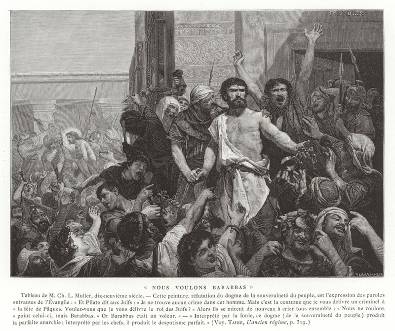 Chcemy Barabasza autorstwa Charles Louis Lucien Muller
