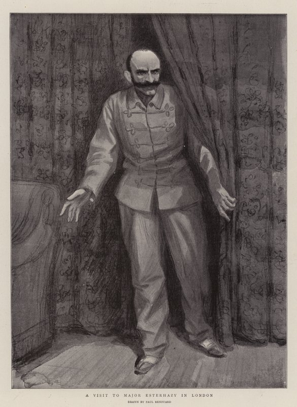 Z wizytą u majora Esterhazy w Londynie autorstwa Charles Paul Renouard