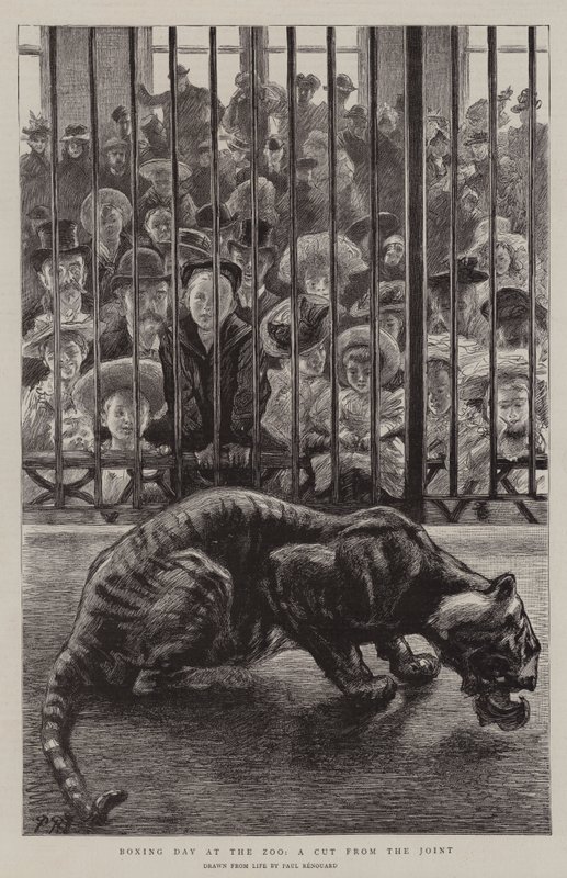 Drugi dzień świąt w zoo, kawałek z jointa autorstwa Charles Paul Renouard