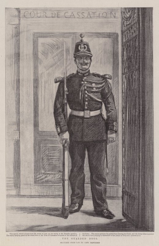 Strzeżone drzwi autorstwa Charles Paul Renouard