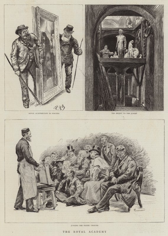 Akademia Królewska autorstwa Charles Paul Renouard