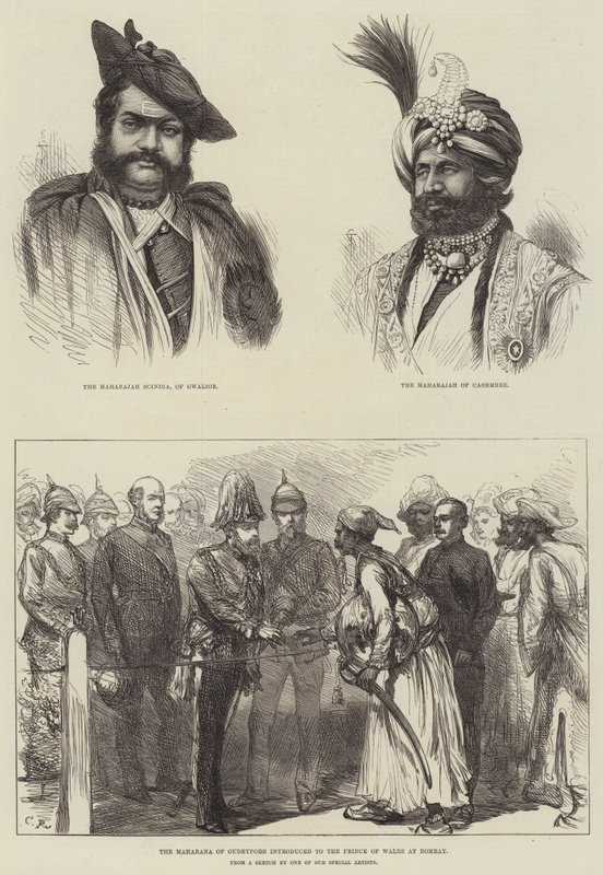 Królewska wizyta w Indiach autorstwa Sir John Charles Robinson