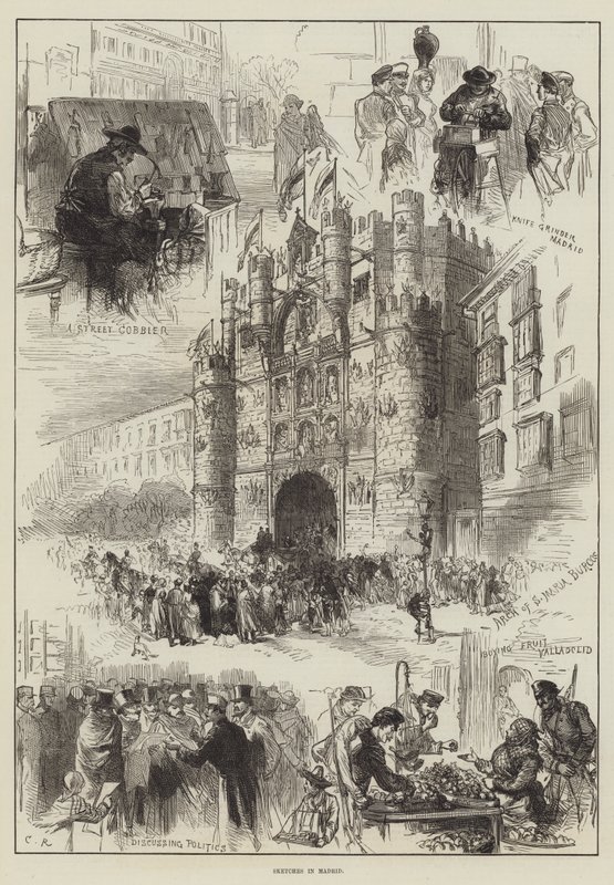 Szkice w Madrycie autorstwa Sir John Charles Robinson