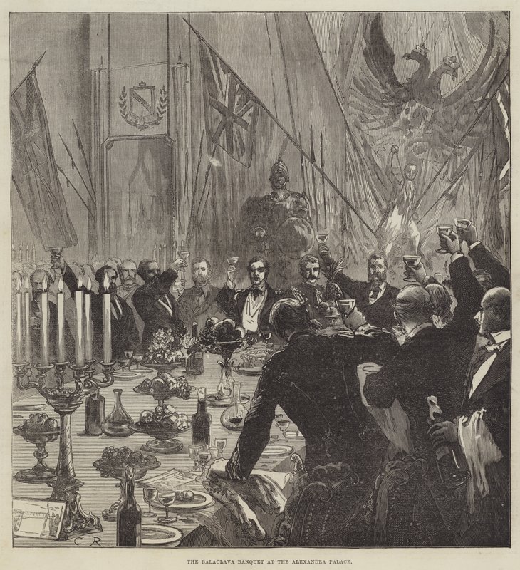 Balaclava Bankiet w Pałacu Aleksandra autorstwa Sir John Charles Robinson