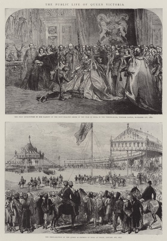 Życie publiczne królowej Wiktorii autorstwa Sir John Charles Robinson