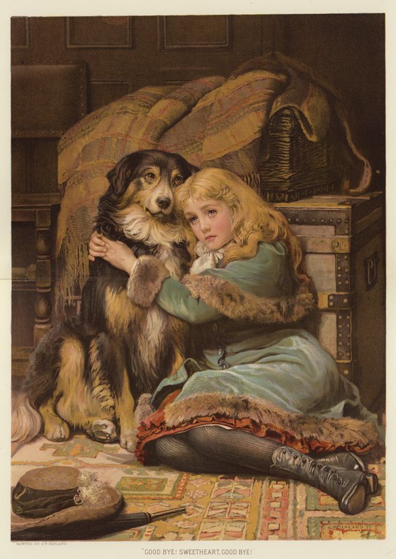 Do widzenia! Kochanie, do widzenia! (chromolit) autorstwa Charles Trevor Garland