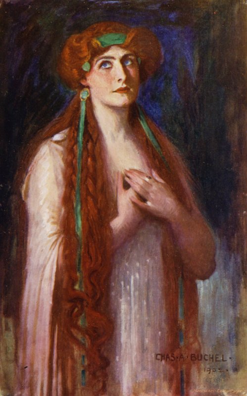 Calypso, Miss Nancy Price (kolor lito) autorstwa Charles A. Buchel