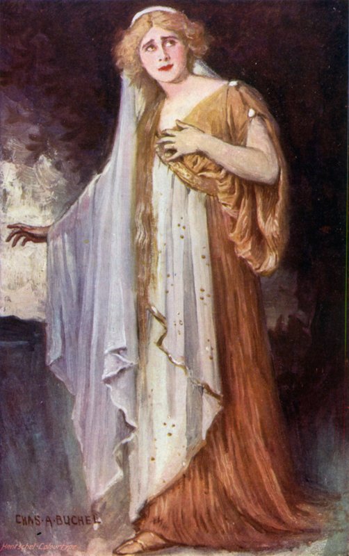 Penelope, Miss Lily Hanbury (kolor lito) autorstwa Charles A. Buchel
