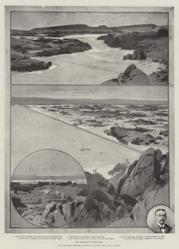 Zapora Nilu autorstwa Charles Auguste Loye