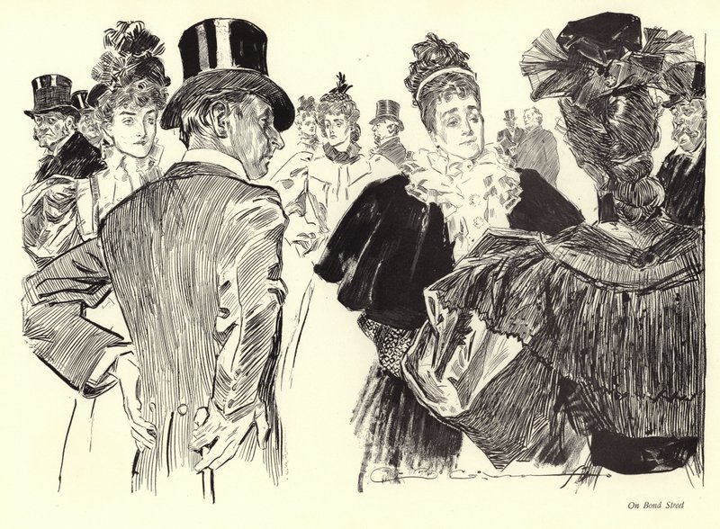 Na Bond Street autorstwa Charles Dana Gibson