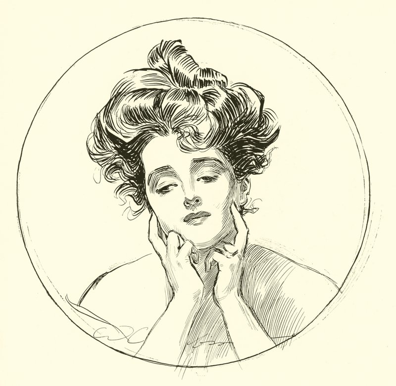 Piękna wdowa autorstwa Charles Dana Gibson