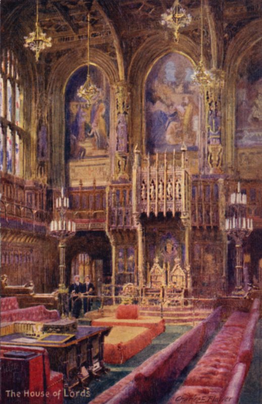 Izba Lordów autorstwa Charles Edwin Flower