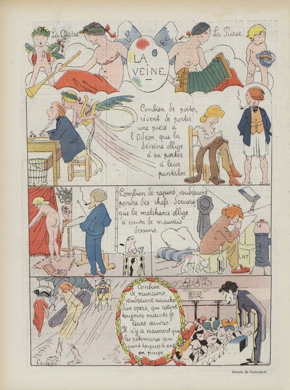 Ilustracja do Le Rire autorstwa Charles Emile Egli