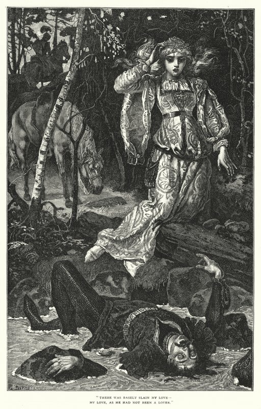 Braes of Yarrow (grawerowanie) autorstwa Charles Gregory