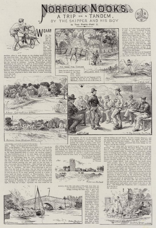 Norfolk Nooks (grawerowanie) autorstwa Charles J. (after) Staniland