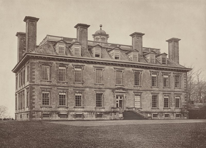 Coleshill, Berkshire, front wejściowy autorstwa Charles Latham