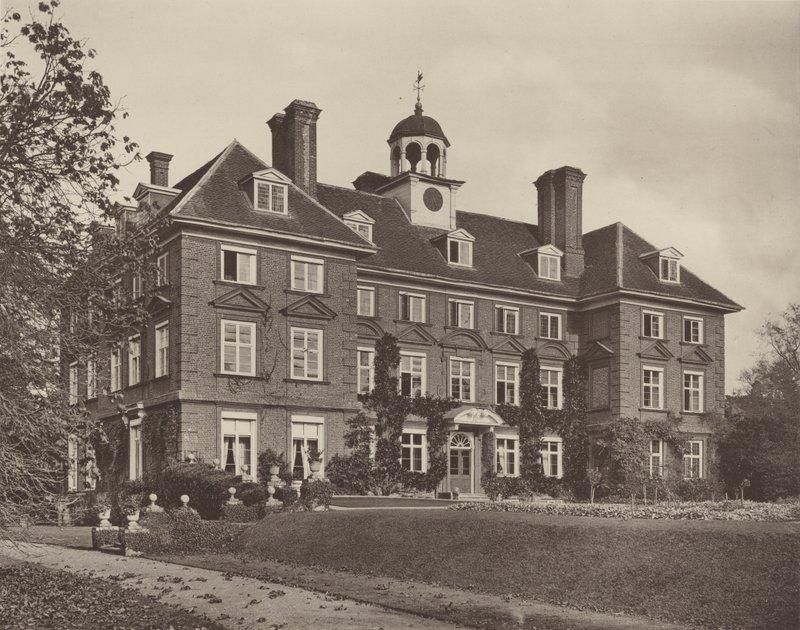 Tyttenhanger, Herts, Front Południowy autorstwa Charles Latham