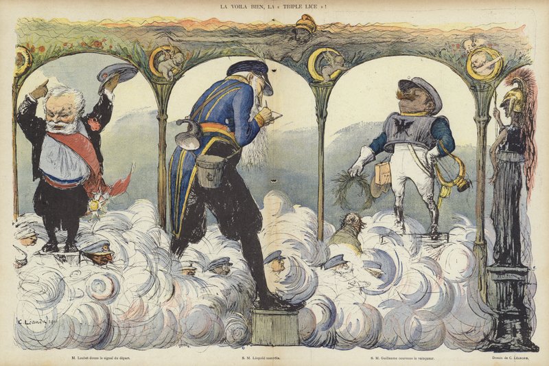 Ilustracja do Le Rire autorstwa Charles Leandre