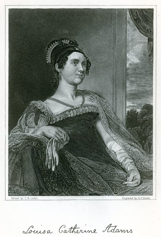 Louisa Catherine Adams (Grawerowanie) autorstwa Charles Robert Leslie