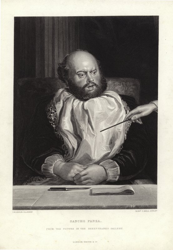 Sancho Panza autorstwa Charles Robert Leslie