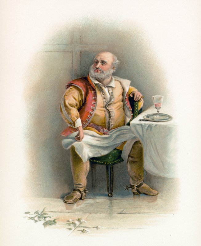 د شکسپیر فالستافپولي autorstwa Charles Robert Leslie
