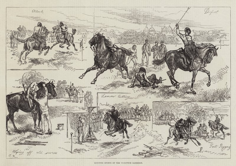 Sporty konne garnizonu Woolwich autorstwa Sir John Charles Robinson