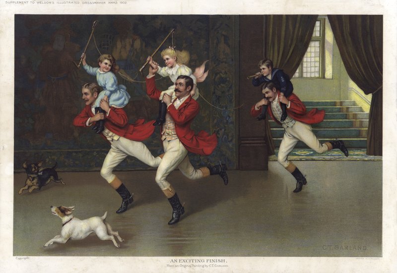 Ekscytujące wykończenie (chromolitho) autorstwa Charles Trevor (after) Garland