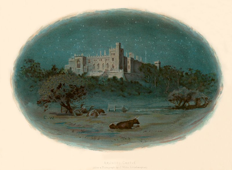 Zamek Arundel autorstwa Charles Wilkinson