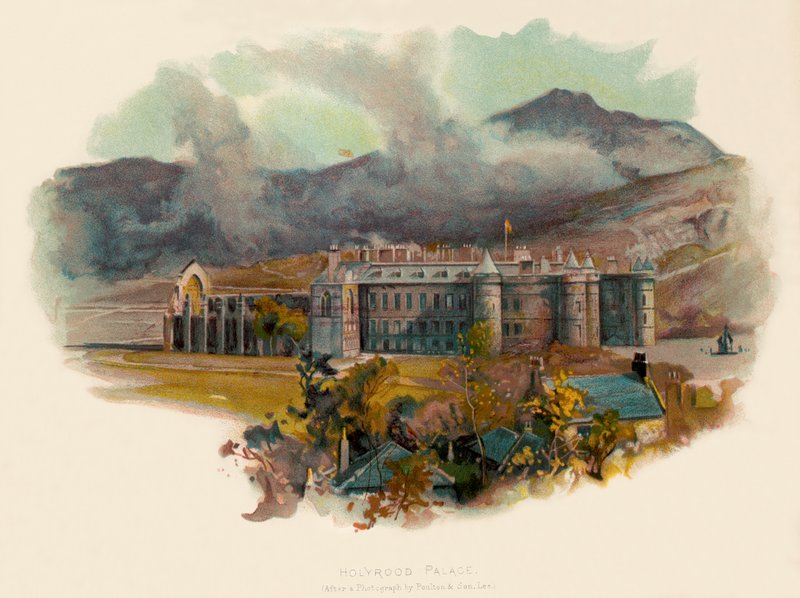 Pałac Holyrood autorstwa Charles Wilkinson