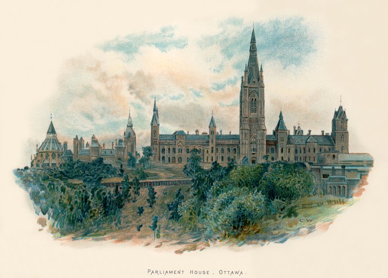 Parlament, Ottawa autorstwa Charles Wilkinson