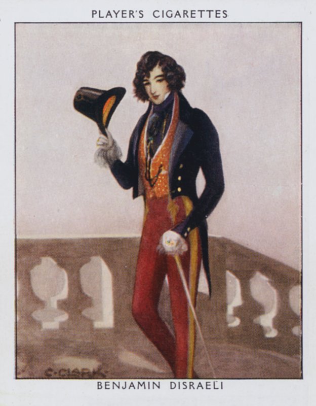 Benjamin Disraeli (kolor lito) autorstwa Christopher (after) Clark