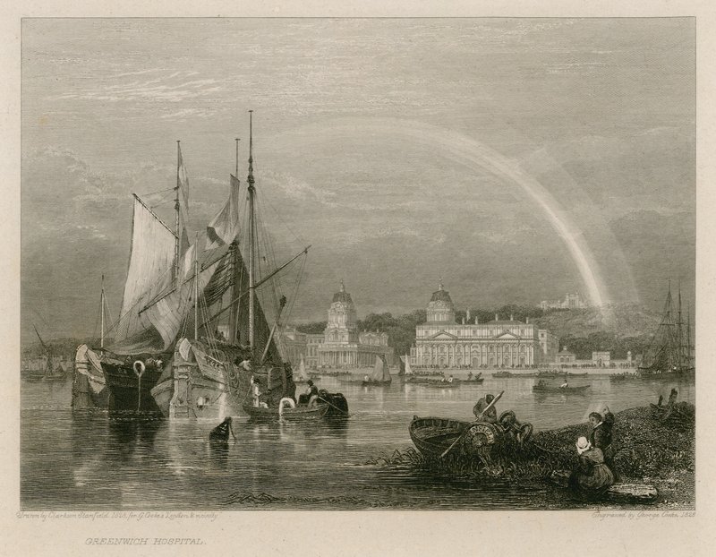 Szpital Greenwich, Londyn autorstwa Clarkson Frederick Stanfield