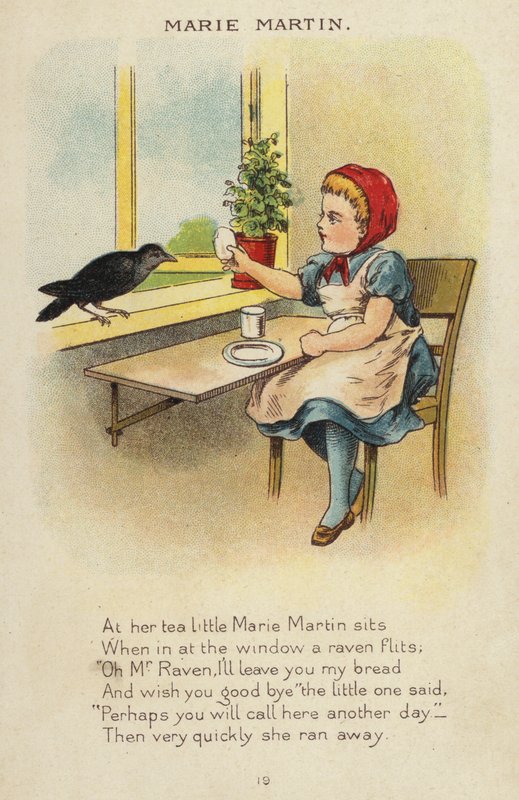 Rymowanka: Marie Martin (chromolitho) autorstwa Constance Haslewood