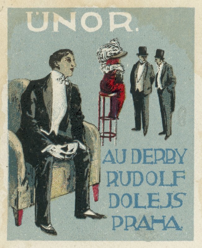 Luty. Moda Au Derby Rudolf Dole, Praga autorstwa Czech School