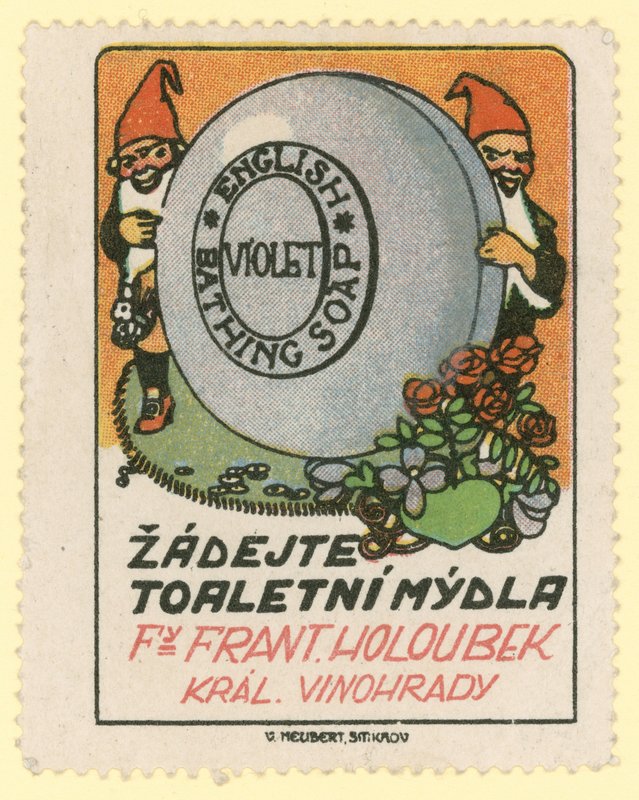 Frantisek Holoubek Fioletowe angielskie mydło do kąpieli autorstwa Czech School