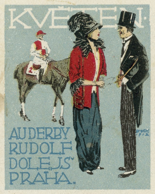 Może. Moda Au Derby Rudolf Dole, Praga autorstwa Czech School