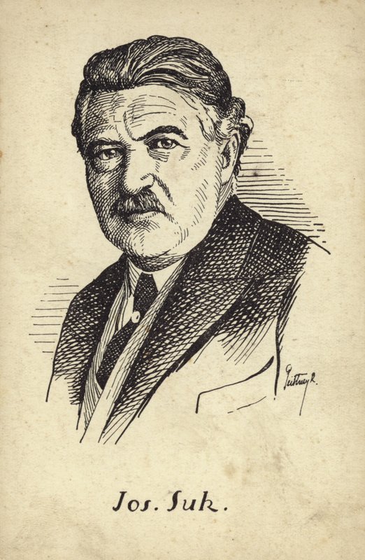 Portret Josefa Suki autorstwa Czech School