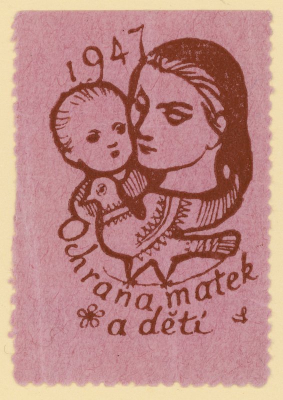 Ochrona matek i dzieci, 1947 autorstwa Czech School