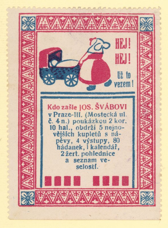 Kobieta pchająca wózek autorstwa Czech School