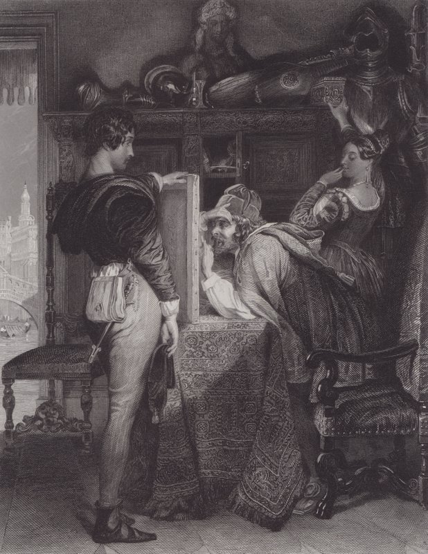 Salvator Rosa (grafika) autorstwa Daniel (after) Maclise
