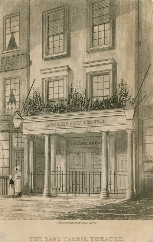 Teatr Sans Pareil (Teatr Adelphi), Londyn autorstwa Daniel Havell