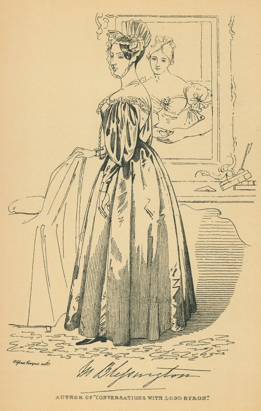 Hrabina Blessington autorstwa Daniel Maclise
