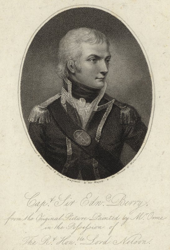 Kapitan i Sir Edward Berry autorstwa Daniel Orme