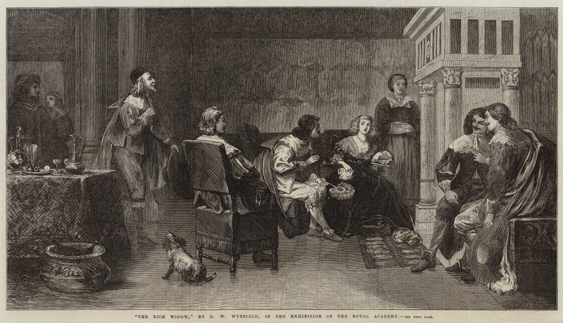 Bogata wdowa autorstwa David Wilkie